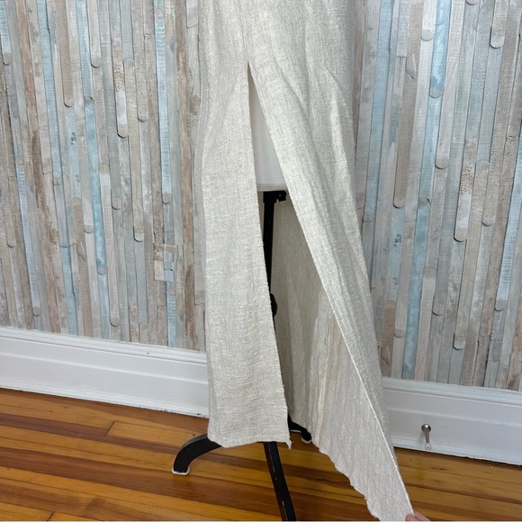 Hackwith Design House M L Weldon Long Midi Tunic Tank Top Dress Boucle Lagenlook - Picture 6 of 11